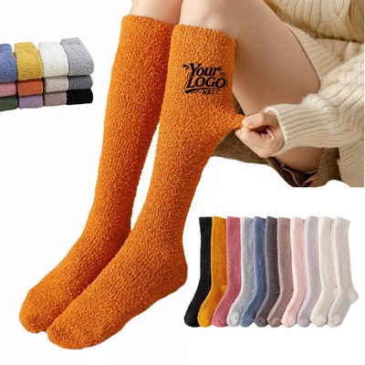 Women's Plush Knee-High Socks